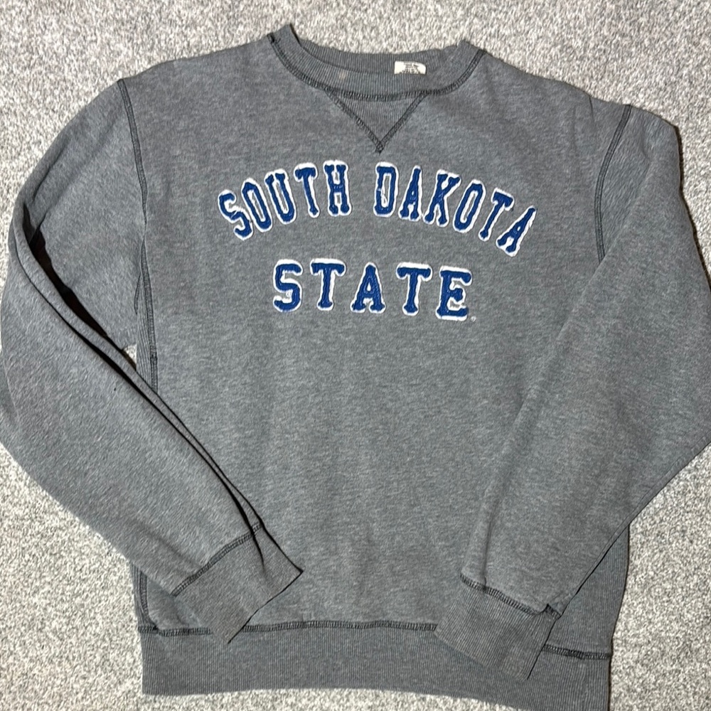 Blue 84 Gray South Dakota State Crewneck Sweater small collegiate sweatshirt